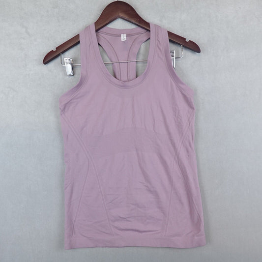 ATHLETA Momentum Tank Top Racerback Seamless Stretch Pink Size Small