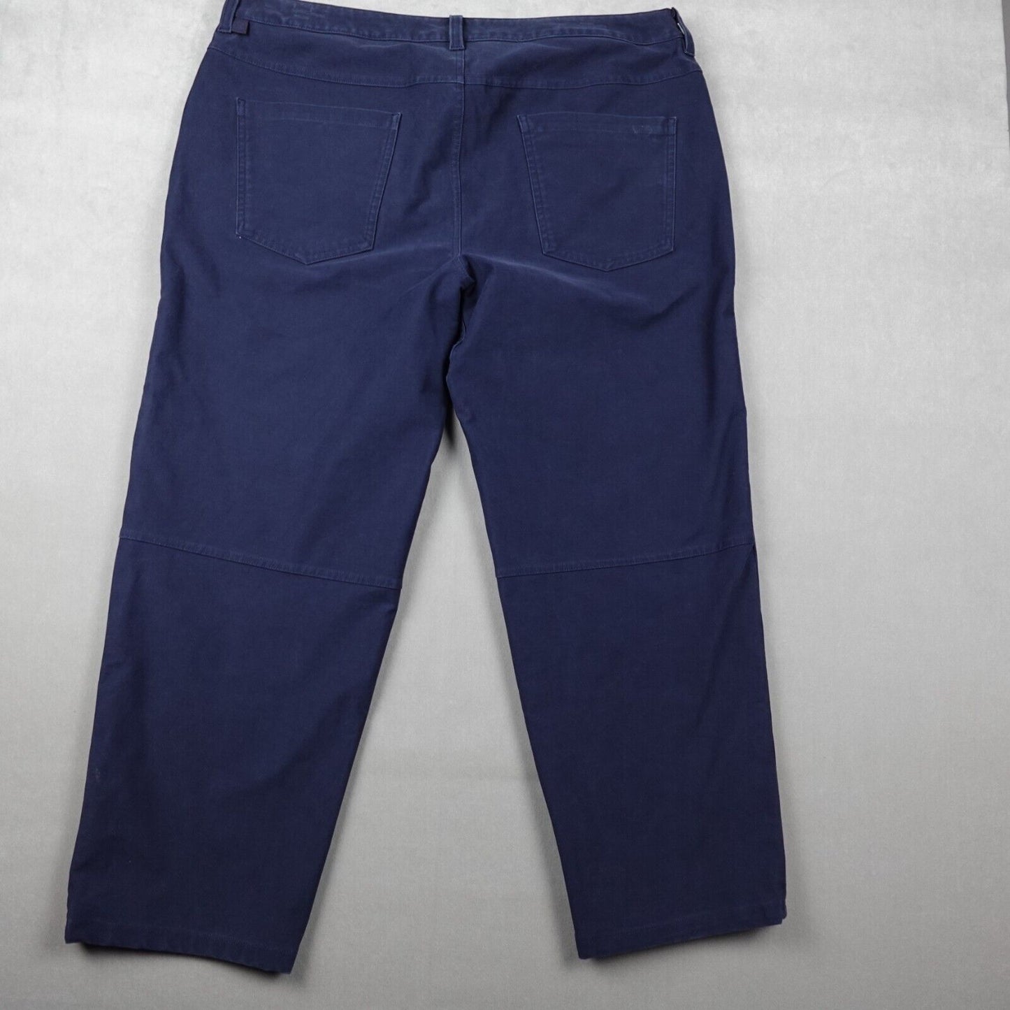 Lululemon ABC Relaxed Fit Crop Pant Mens 36x27 Utilitech Iron Blue