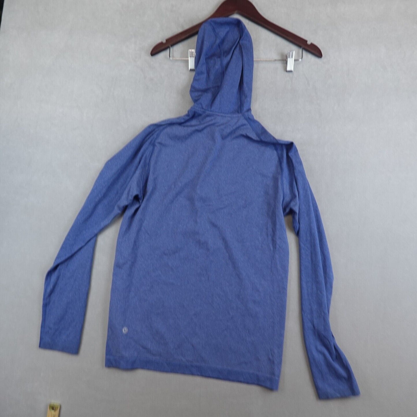 Lululemon Hoodie Mens Metal Vent Tech 1/4 Zip Blue Size Small Performance EUC