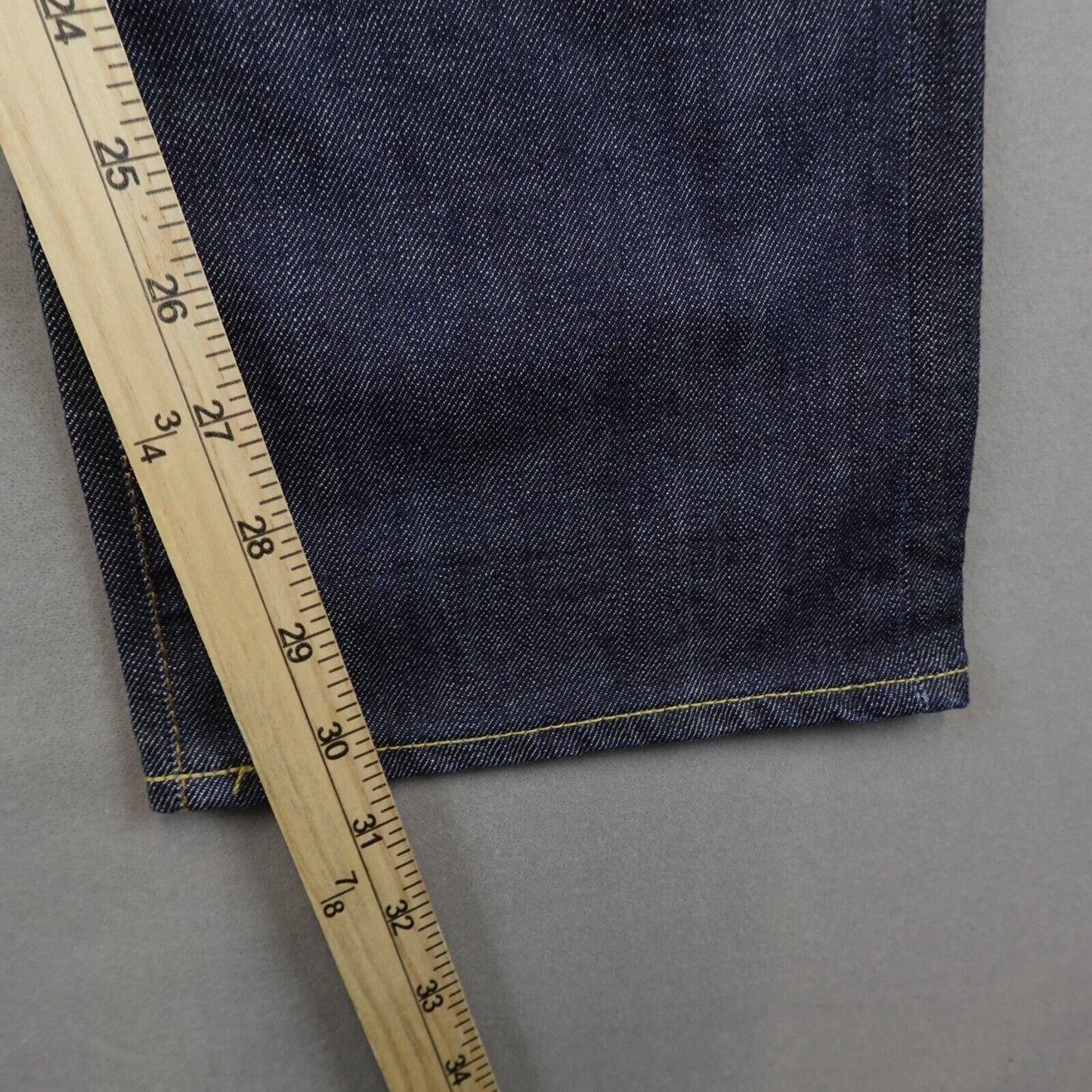 WESC Jeans Mens 31x31 Japanese Selvage Stretch Blue Denim Cotton Pants