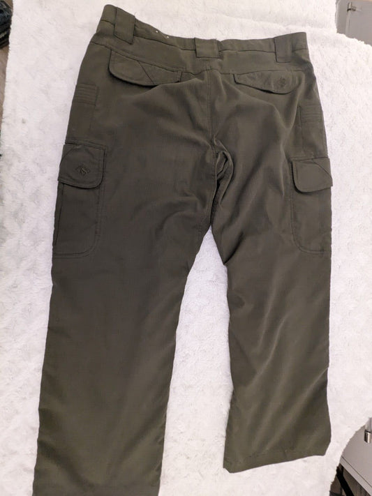 Tru Spec Tractical Rip Stop Pants Womens 20 Olive Cargo High Rise 38x30