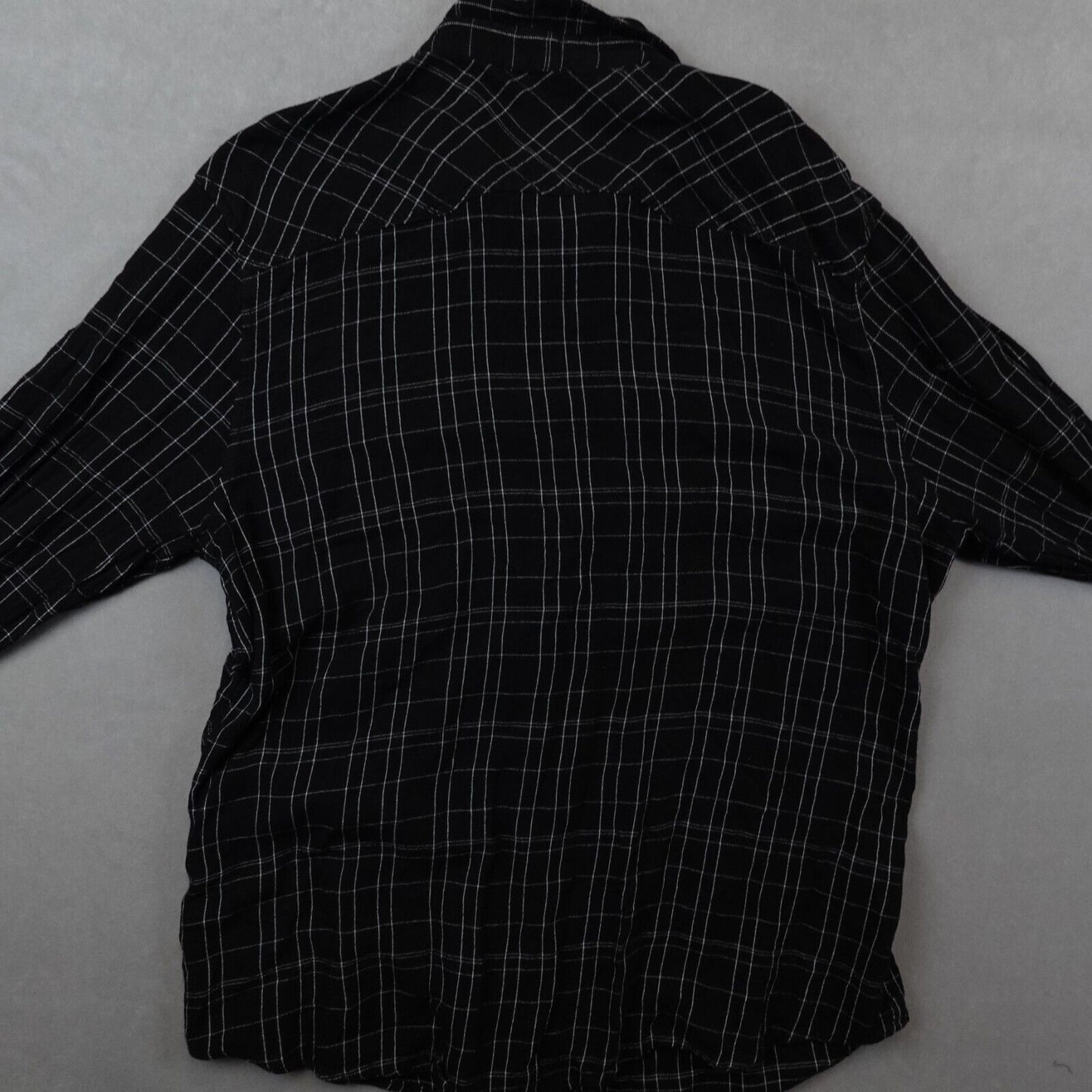 Youngla Shirt Men XL Button Up Long Sleeve Black Cotton Blend Skate Streetwear