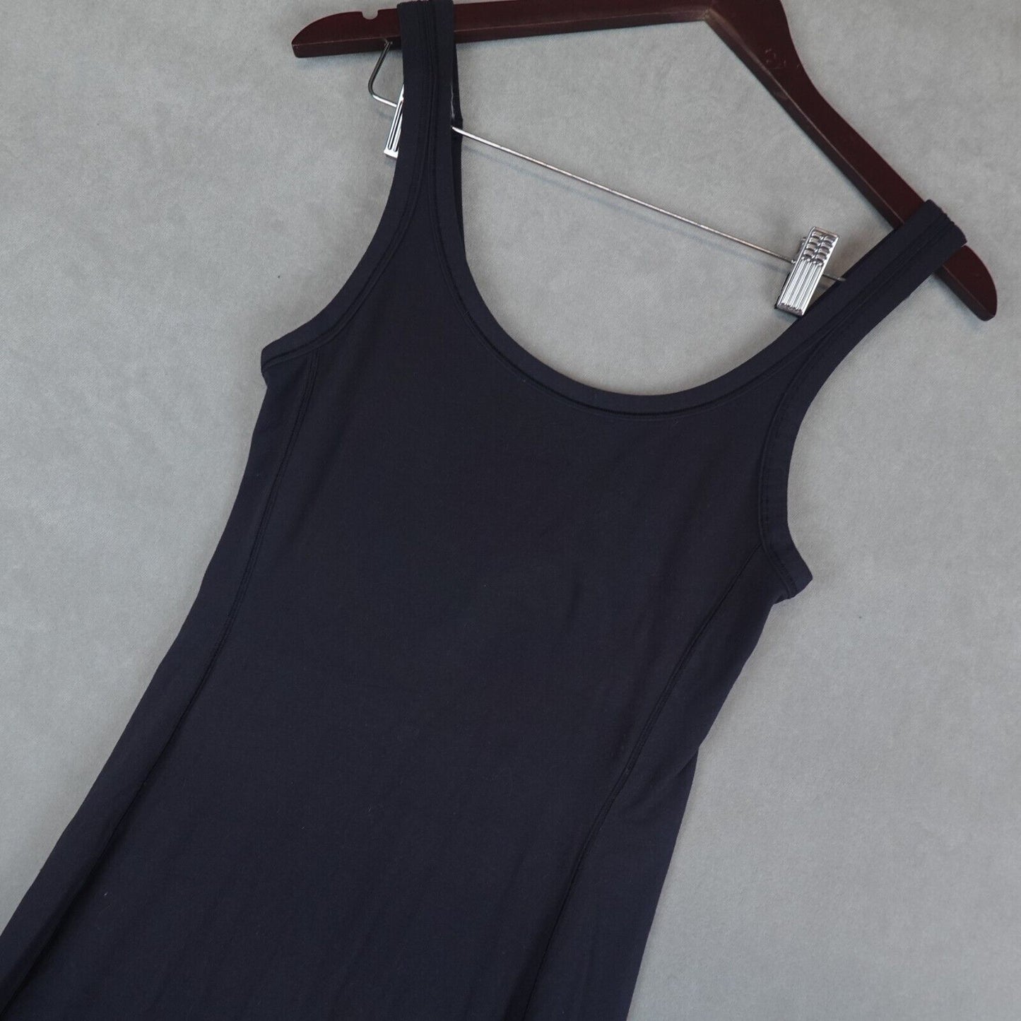 Lululemon Maxi Dress Size XS? Black Stretch Casual Slit Back