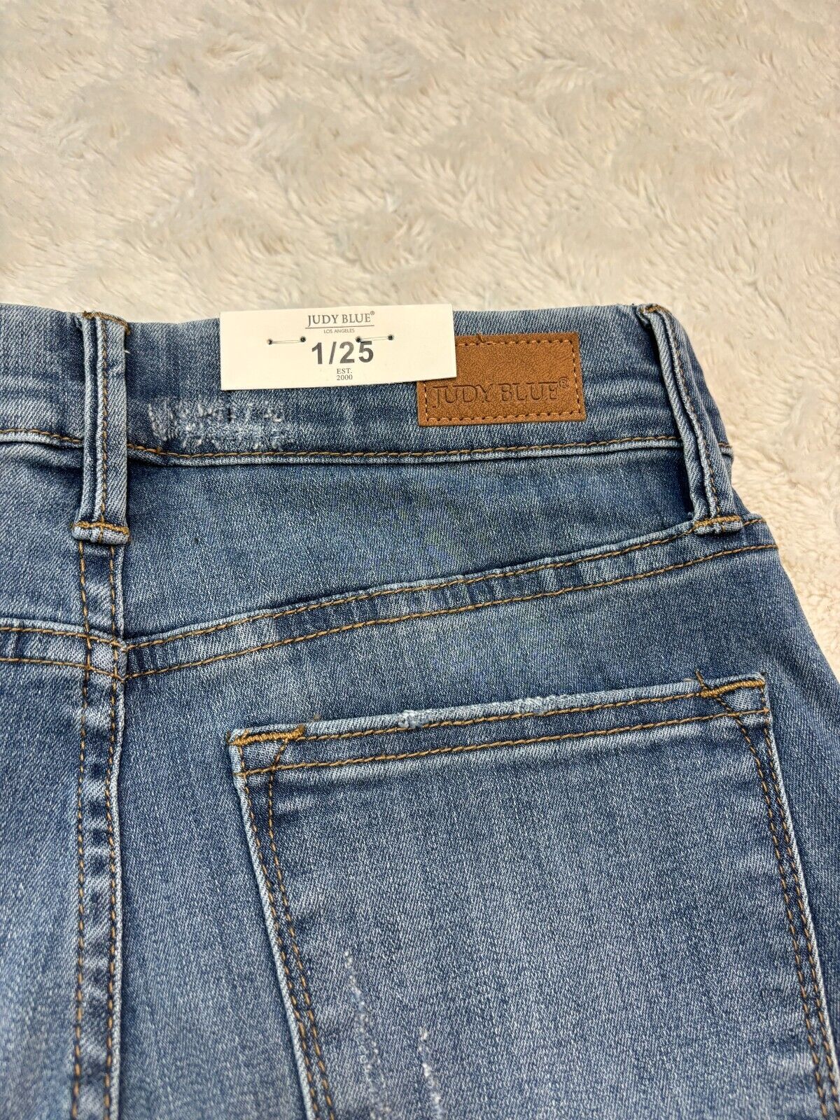 NWT Judy Blue Jeans Womens 25x31 Santa Clara High Rise Slim Bootcut Pull On New