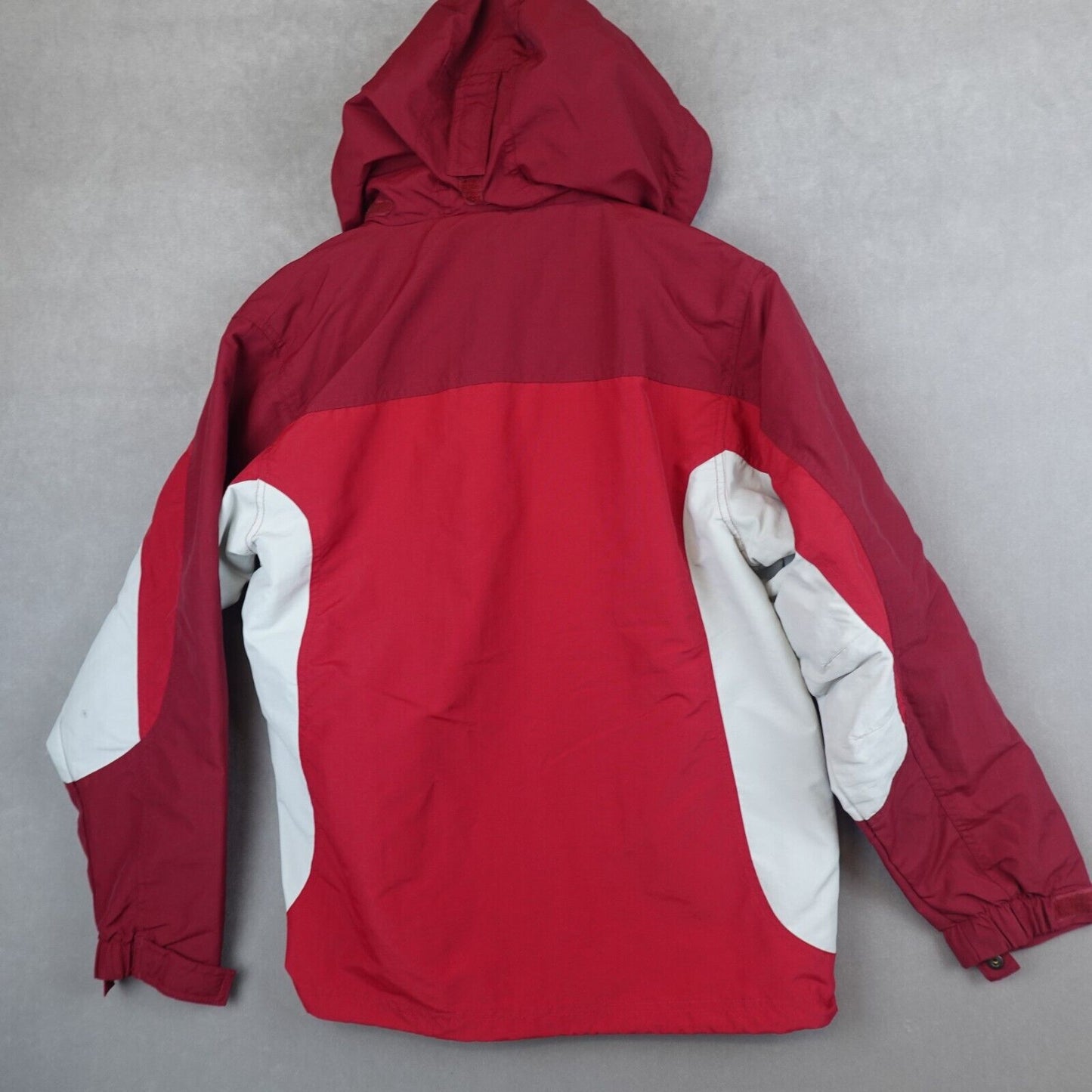 VTG LL Bean Jacket Womens Small Hooded Outdoor Ski Red