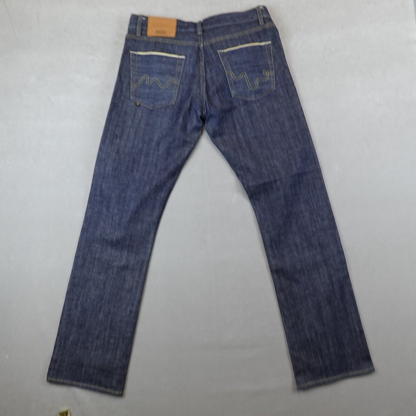 WESC Jeans Mens 31x31 Japanese Selvage Stretch Blue Denim Cotton Pants