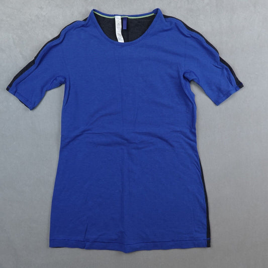 Lululemon Tee Shirt Short Sleeve Womens 0 Blue Pullover Stretch