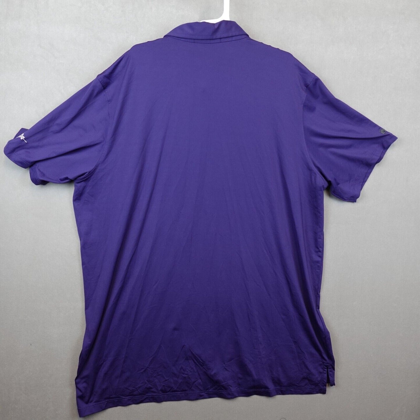 For Sale: Greyson Polo Shirt Men XXL Purple Solid Wolf Performance La Gorce Golf