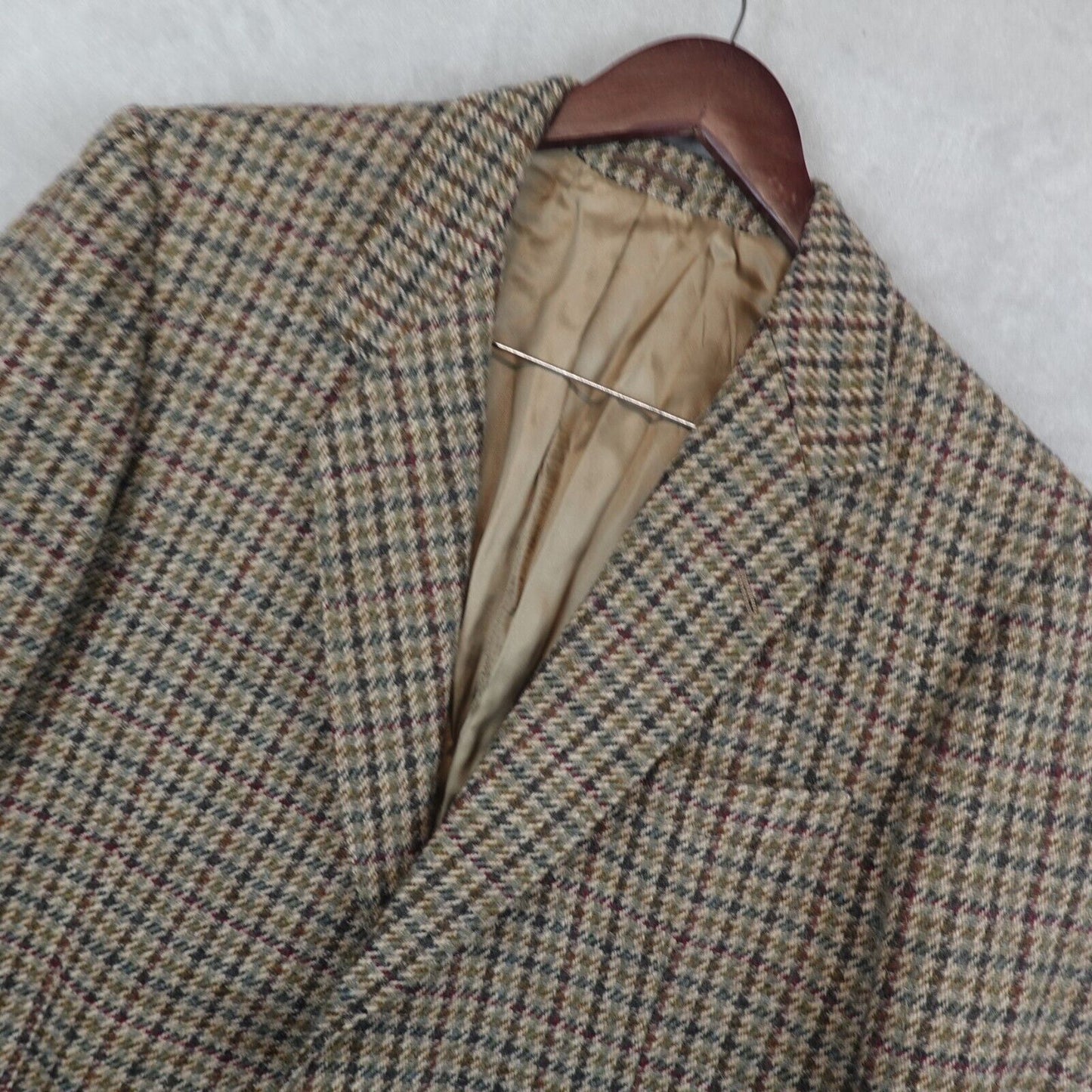 VTG Kevin & Howlin Donegal Tweed Blazer Men 46 Mohair Wool Cashmere Coat Jacket