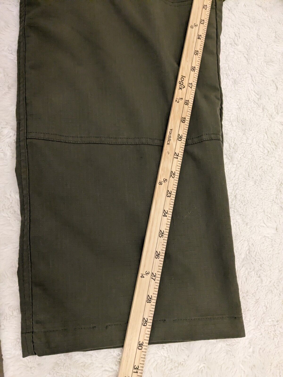 Tru Spec Tractical Rip Stop Pants Womens 20 Olive Cargo High Rise 38x30