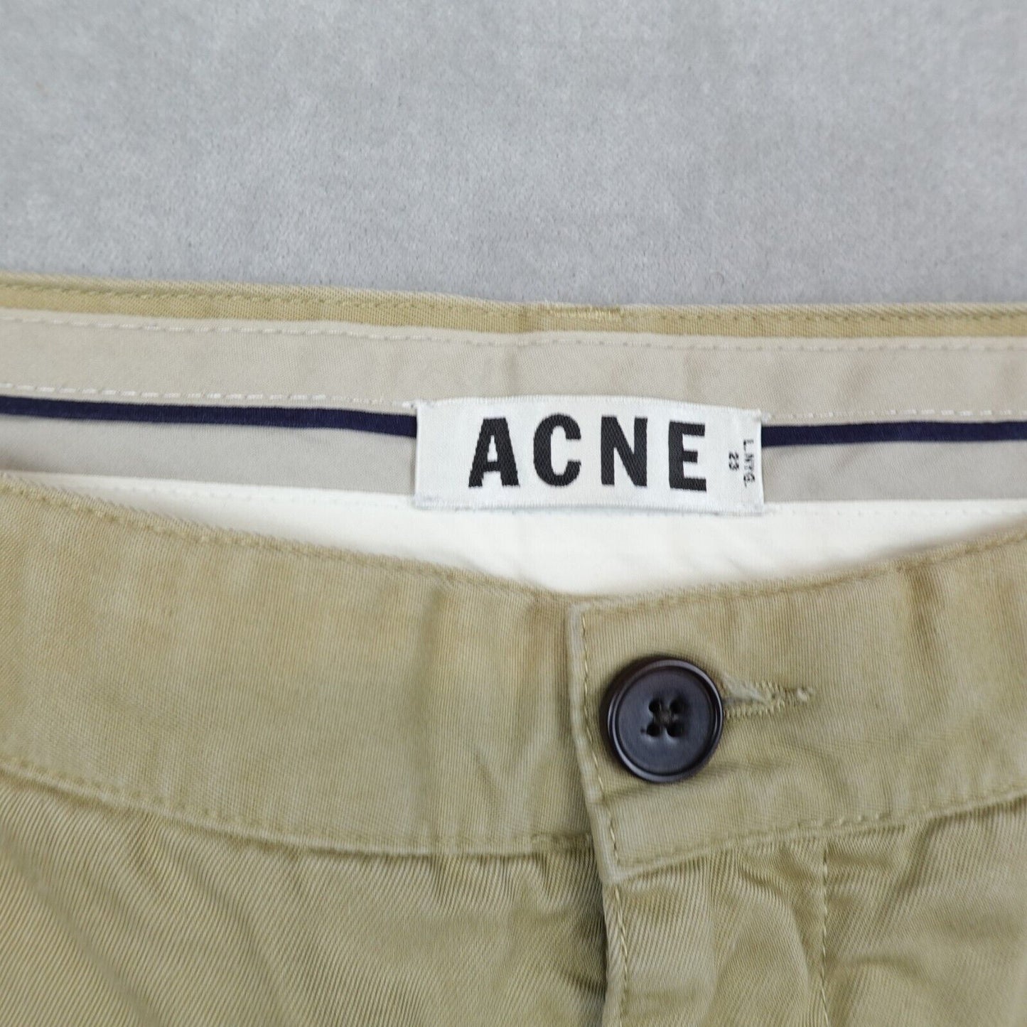 Acne Studio Shorts Mens 32 Chino Khaki 6" Inseam VTG