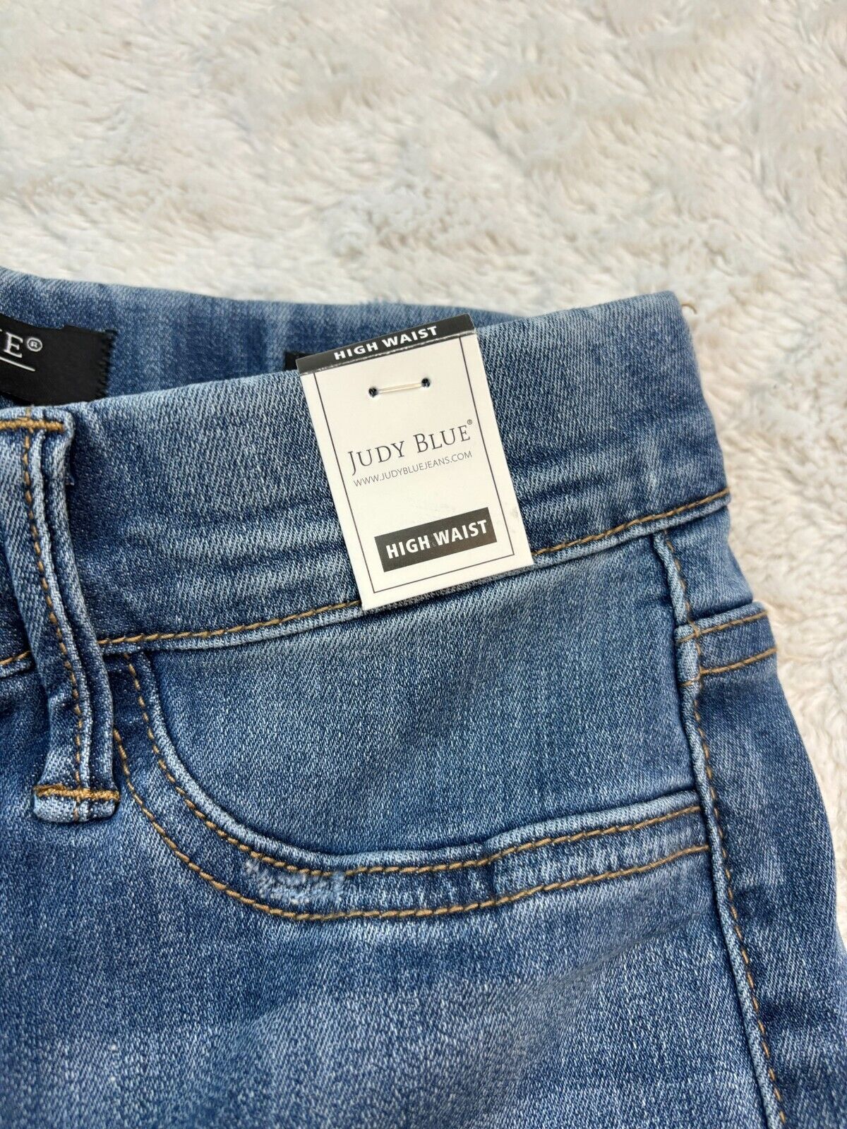 NWT Judy Blue Jeans Womens 25x31 Santa Clara High Rise Slim Bootcut Pull On New