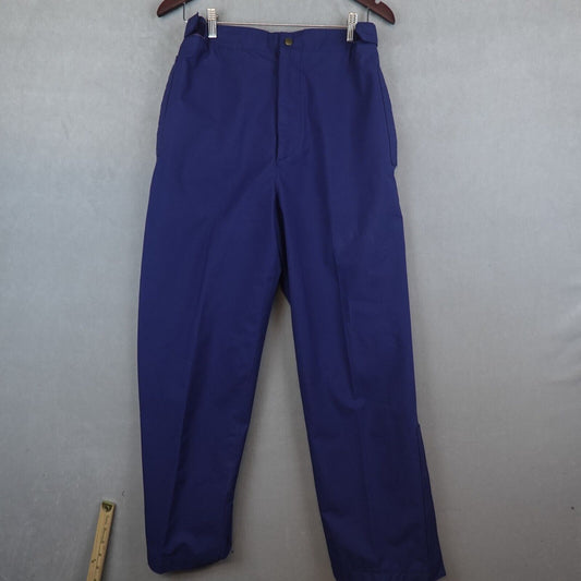 Tourney GORE-TEX Pants Mens Waterproof Windproof Zip Cuff Size Medium Blue VTG