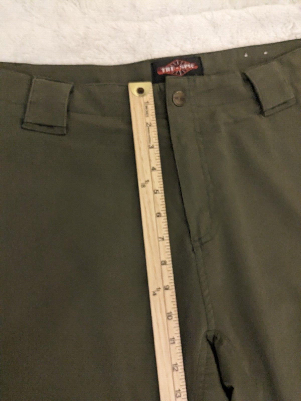 Tru Spec Tractical Rip Stop Pants Womens 20 Olive Cargo High Rise 38x30