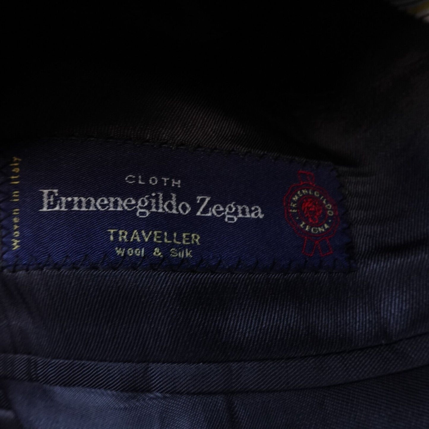 Ermenegildo Zegna Traveller Blazer 42R Blue Double Vent Sport Jacket Pinstripe