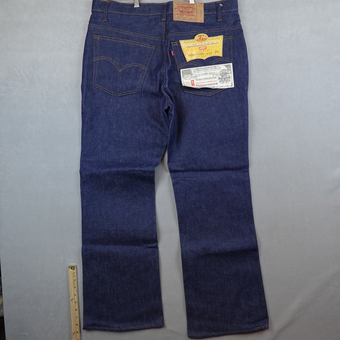 NWT 1983 Levis 517 0217 Saddleman Boot Jeans 38x31 USA Made NOS Deadstock VTG