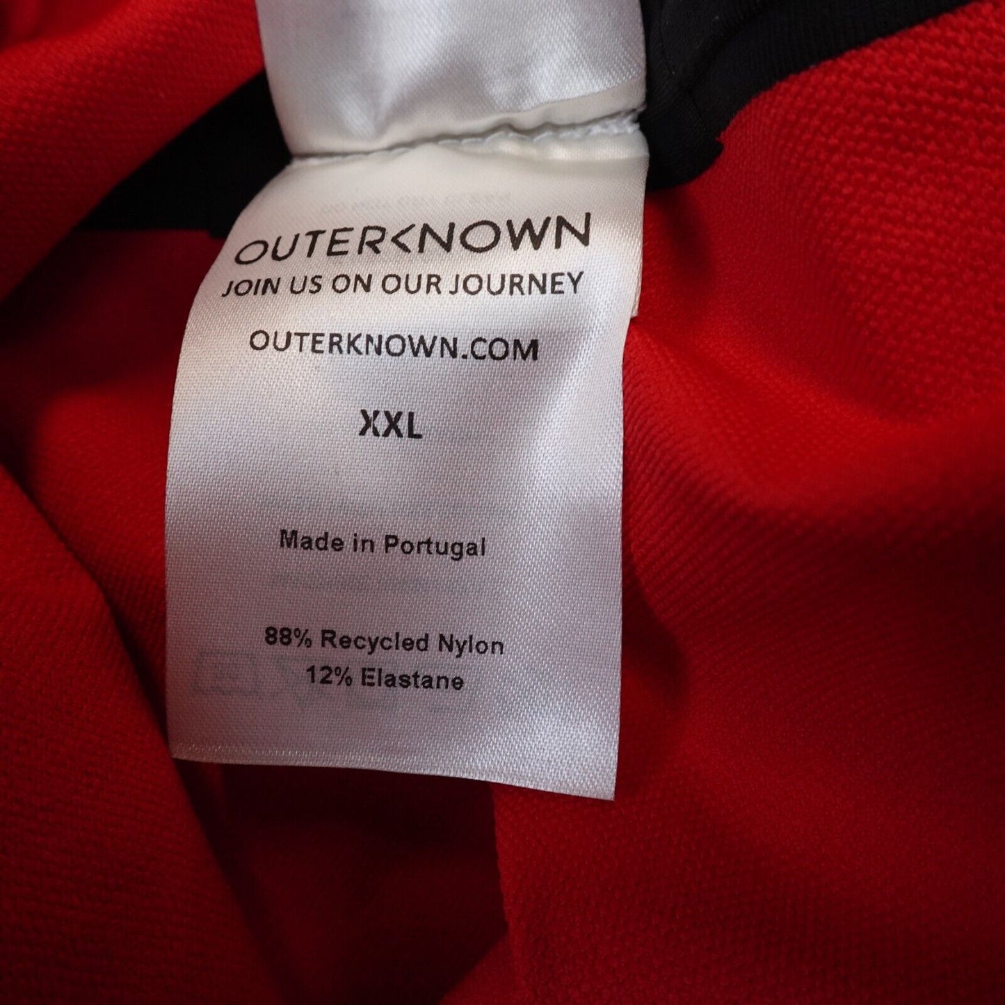 Outerknown Jacket Mens XXL Apex Full Zip Long Sleeve Lightweight Hiking Red Vent