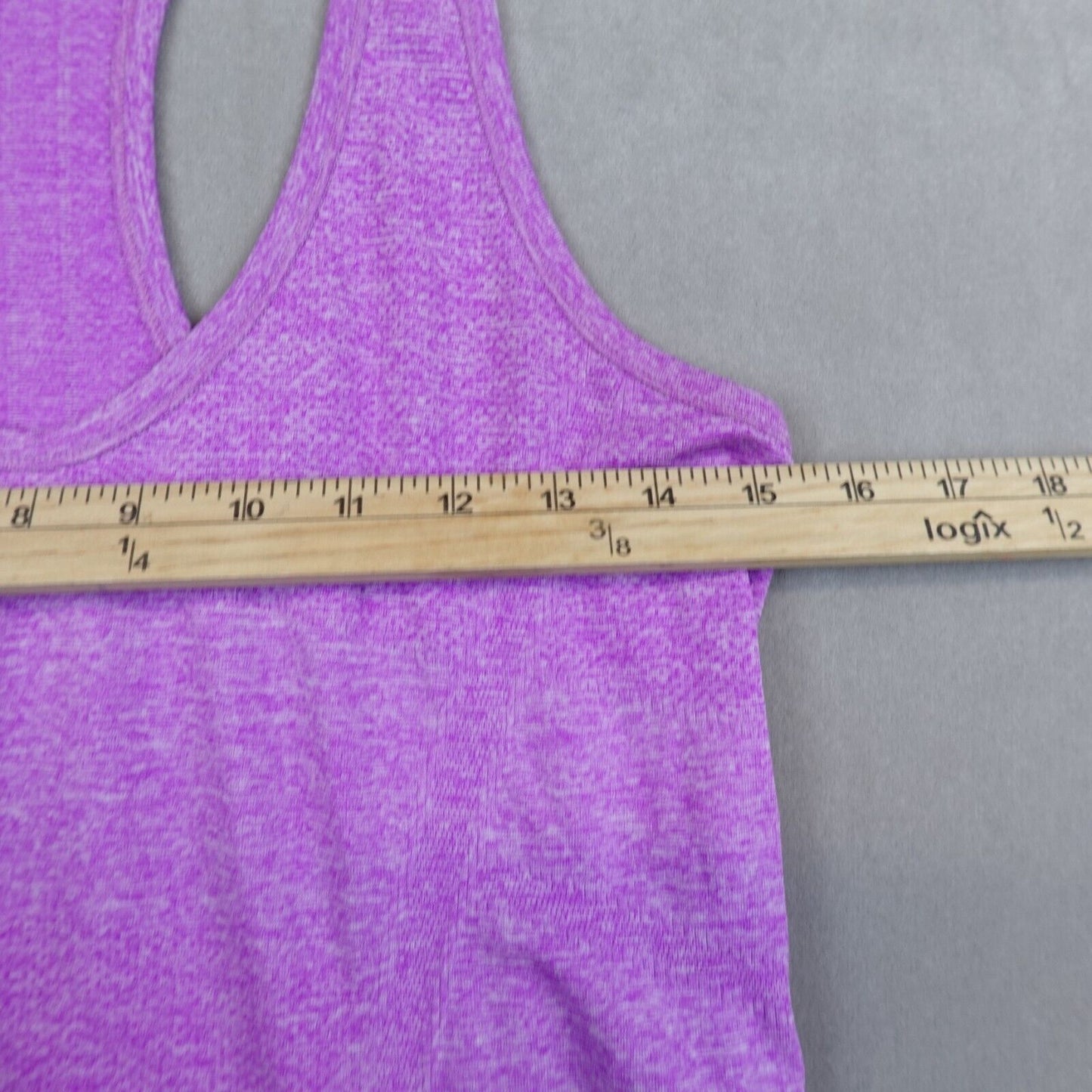 Athleta Fastest Track Tank Top Ruch Top Women Large Stretch Tee