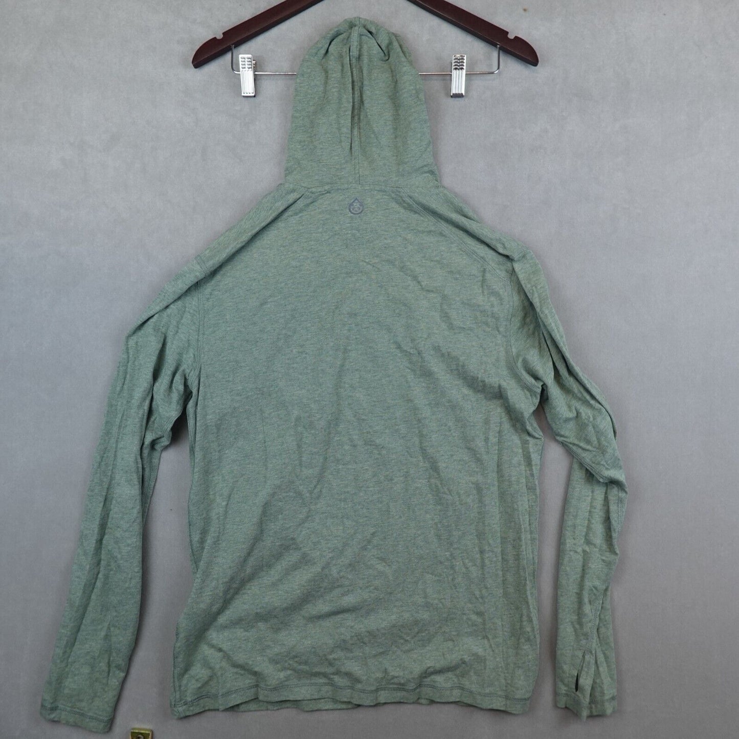 Tasc Bamboo Hoodie Pullover Sweatshirt Mens Small Green Lightweight Performance