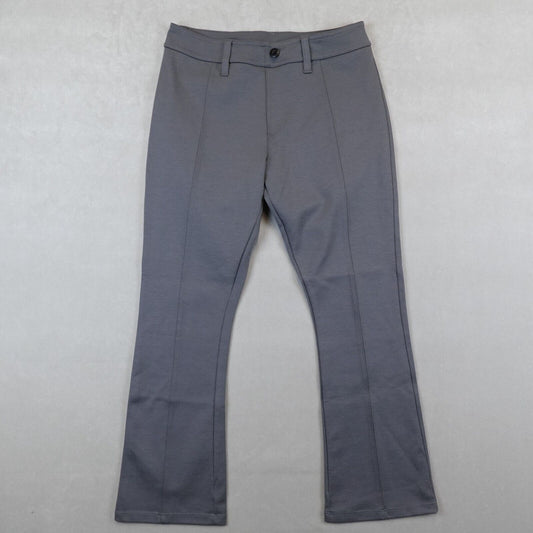 American Giant Pants Womens Size 10 Gray Ponte Stretch Mid Rise Bootcut Trouser