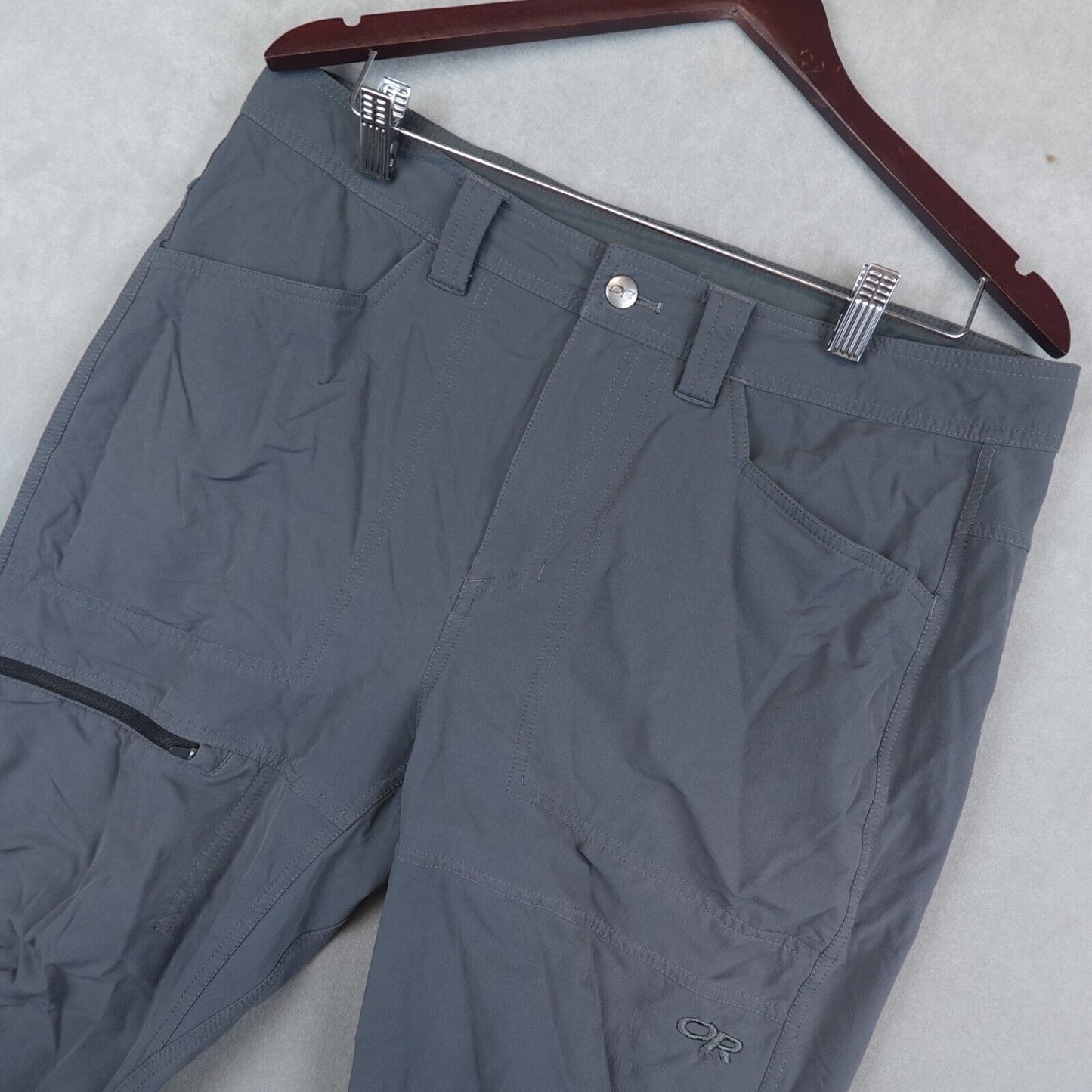 Outdoor Research Voodoo Pants Mens 36x30 Gray Hiking Stretch Climbing Outdoor