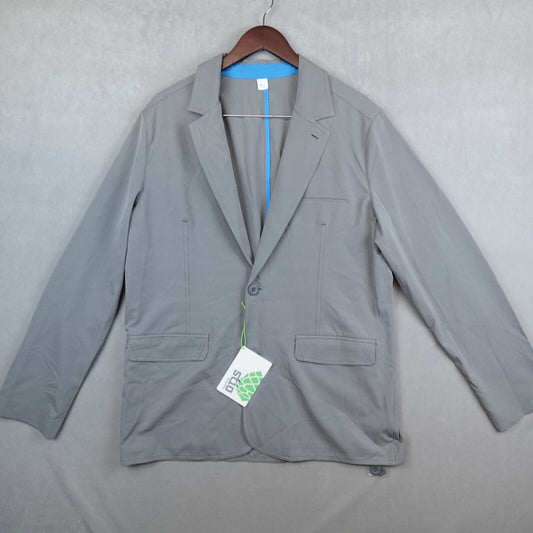 NWT Stio Rammel Blazer Mens 42 Stretch Meridian Ripstop Sport Coat Jacket Steel