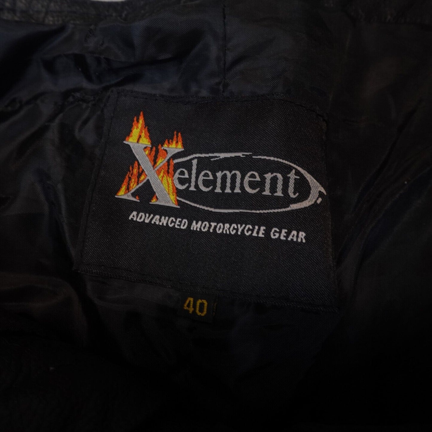 Xelement Leather Pants Black Advanced Motorcycle Gear Mens Heavy Size 40x31