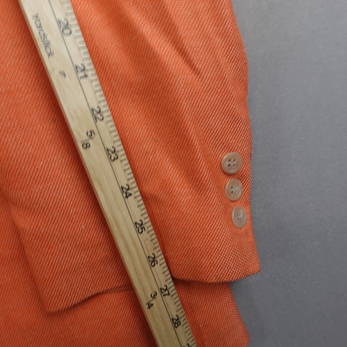 Brooks Brothers Blazer 100% Silk 50L Made In USA Sport Coat Orange