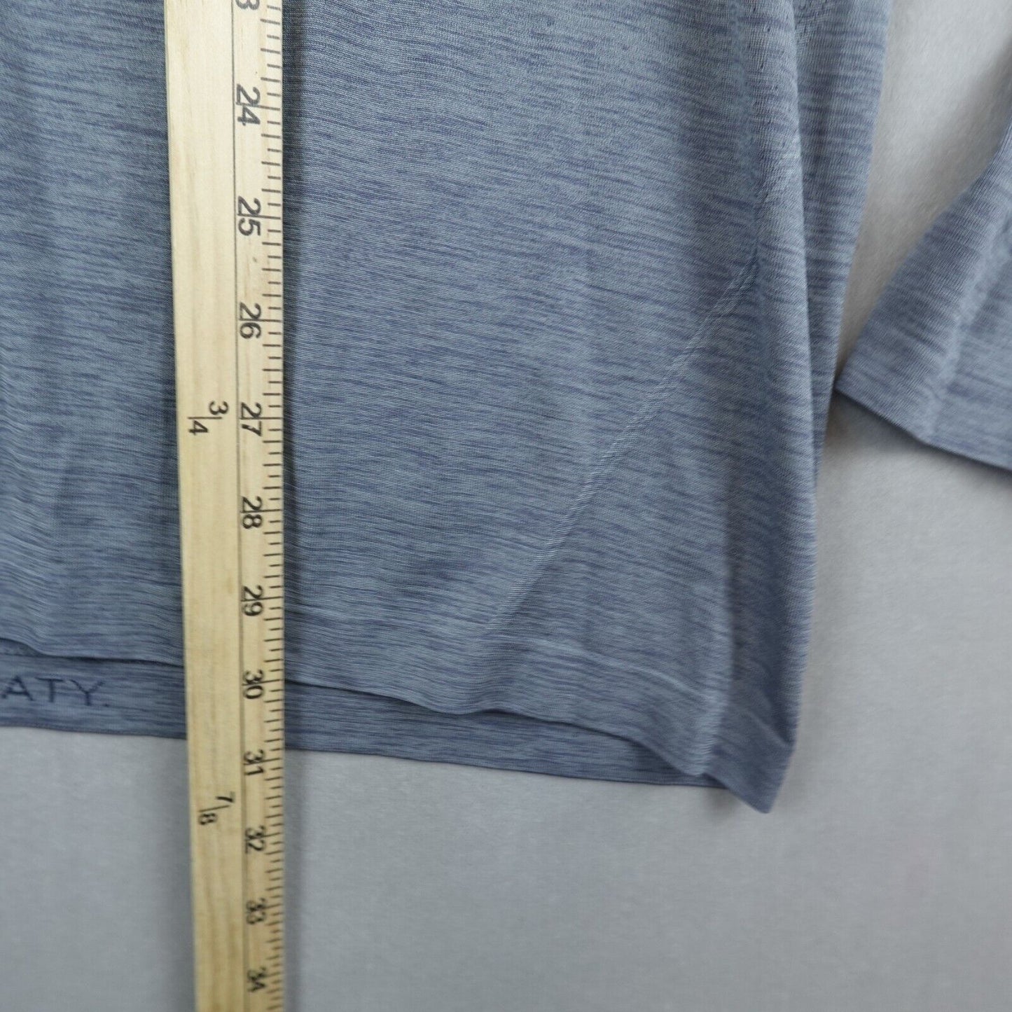 Lululemon Shirt Mens XXL Gray Metal Vent Tech Long Sleeve Stretch