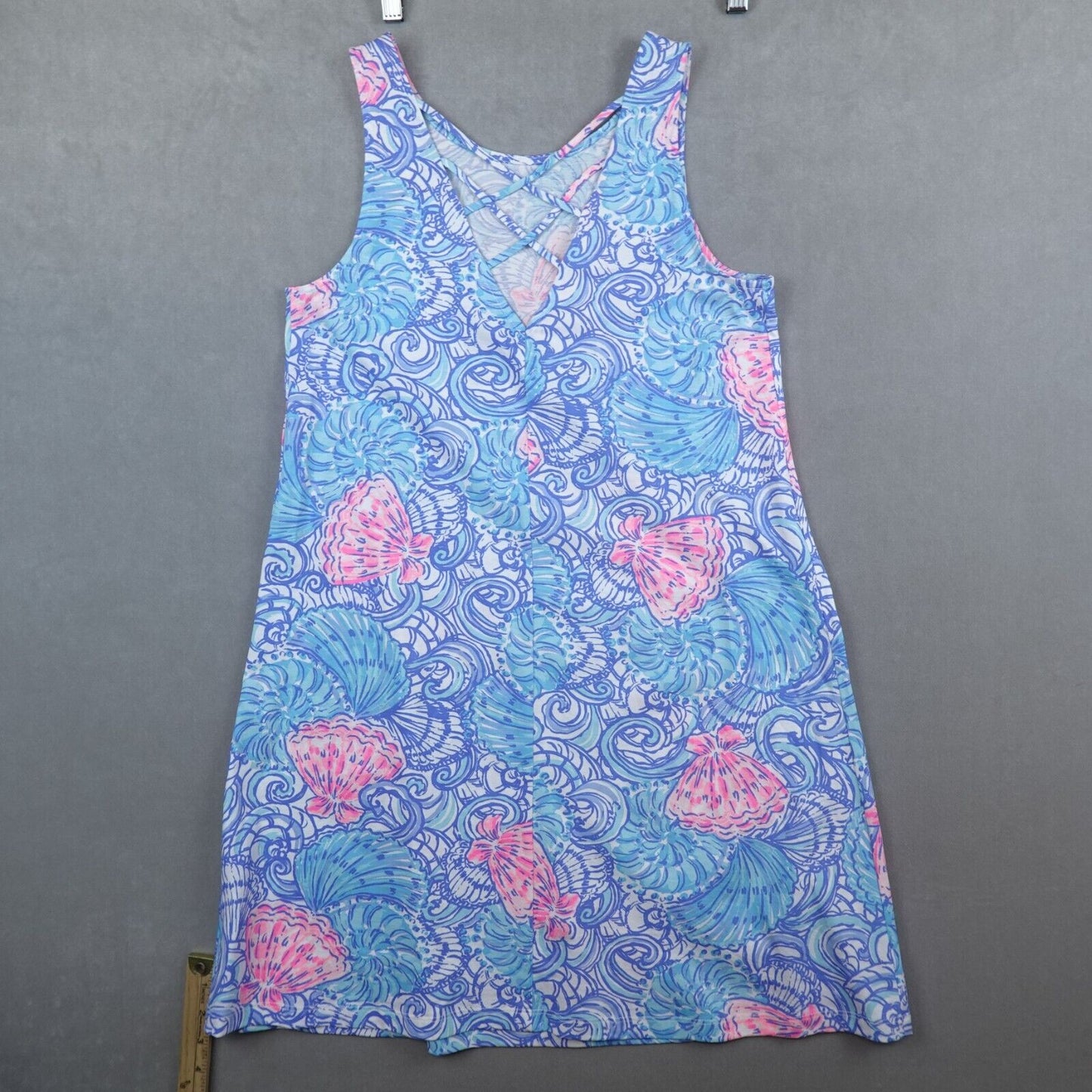 Lilly Pulitzer Kristen Dress Womens Size Small Blue Haven Raising Shells Swing