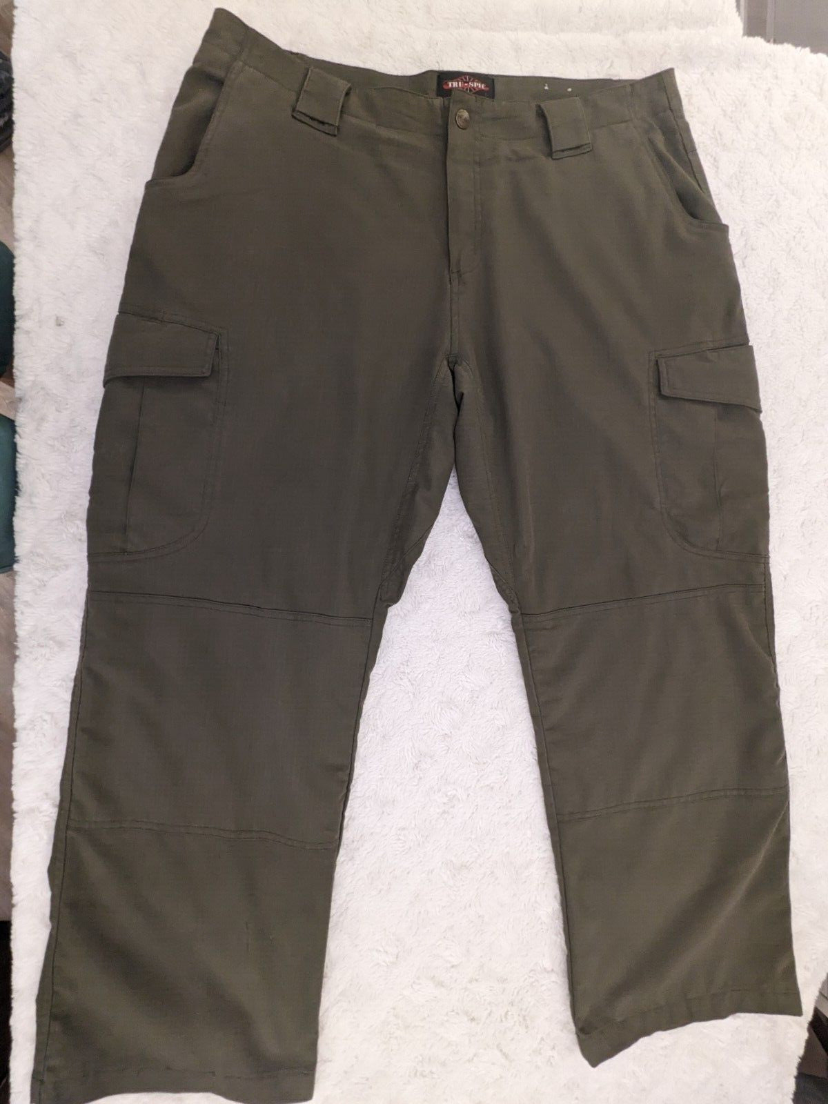 Tru Spec Tractical Rip Stop Pants Womens 20 Olive Cargo High Rise 38x30