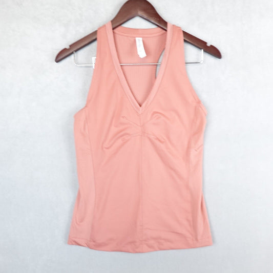 Athleta Legend Fitted Tank Womens Pink Racerback Tank Size Small