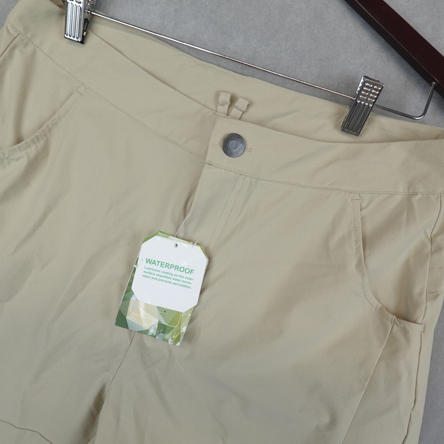 NWT LJBJN Pants Womens Large Capri Straight Khaki Hiking Outdoors New