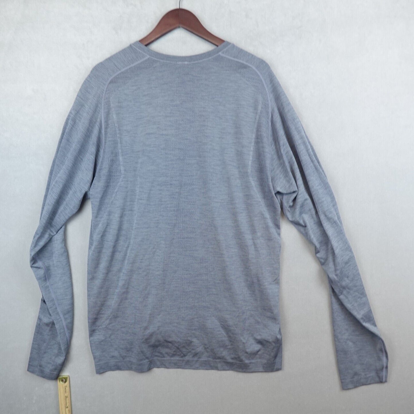 Lululemon Shirt Mens XXL Gray Metal Vent Tech Long Sleeve Stretch