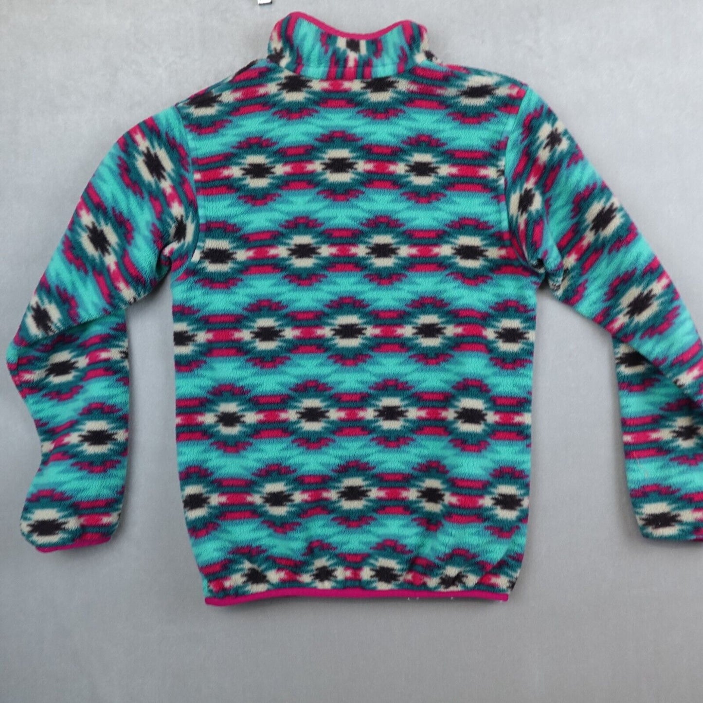 PATAGONIA Synchilla Sweater Snap Tee Aztec Fleece Pullover Jacket XS Navajo VTG