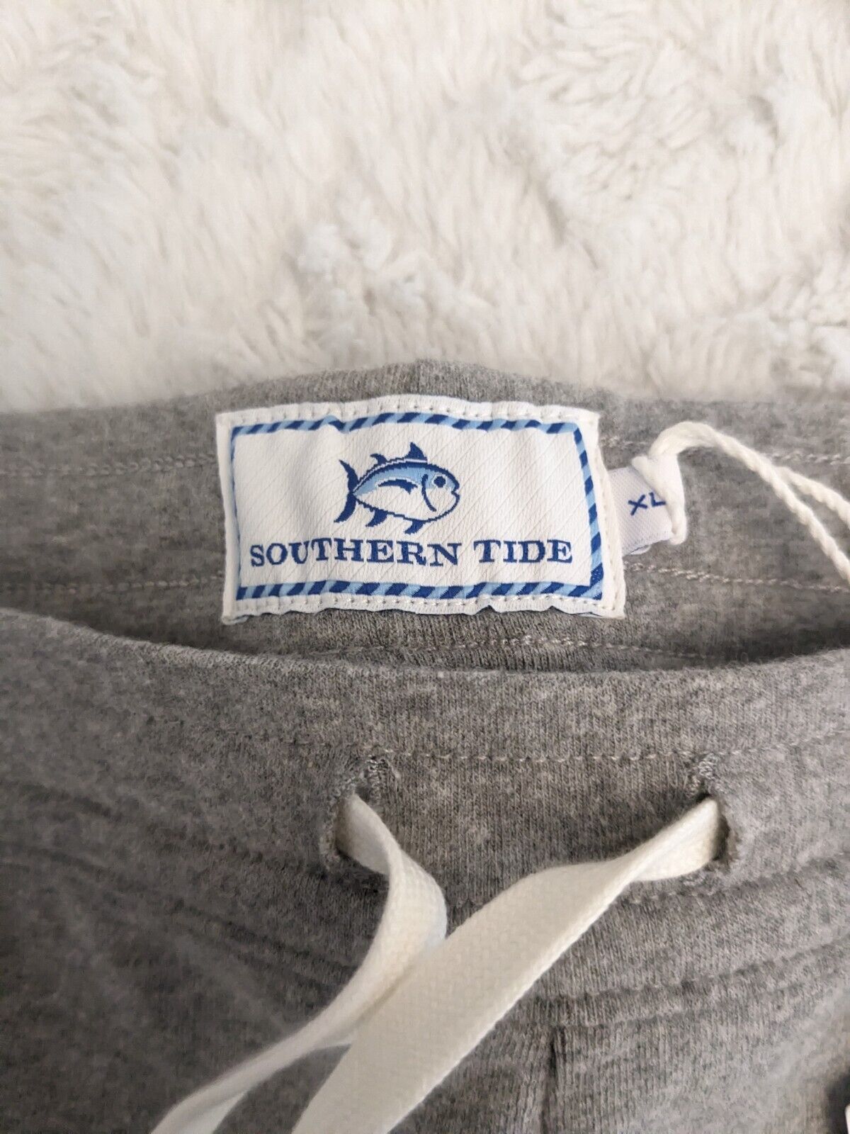 NWT Southern Tide Lounge Shorts Mens XL Backrush Heathered Gray Drawstring NEW