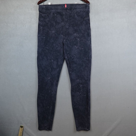 Spanx Jean-Ish Ankle Legging Women 1X Plus Camo Stretch Slim Jegging High Rise