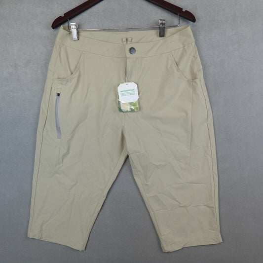 NWT LJBJN Pants Womens Large Capri Straight Khaki Hiking Outdoors New