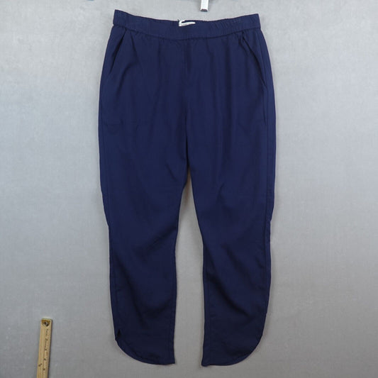 NWT Marine Layer Allison Pants Womens Medium Petite Navy Pull On Career Re Spun