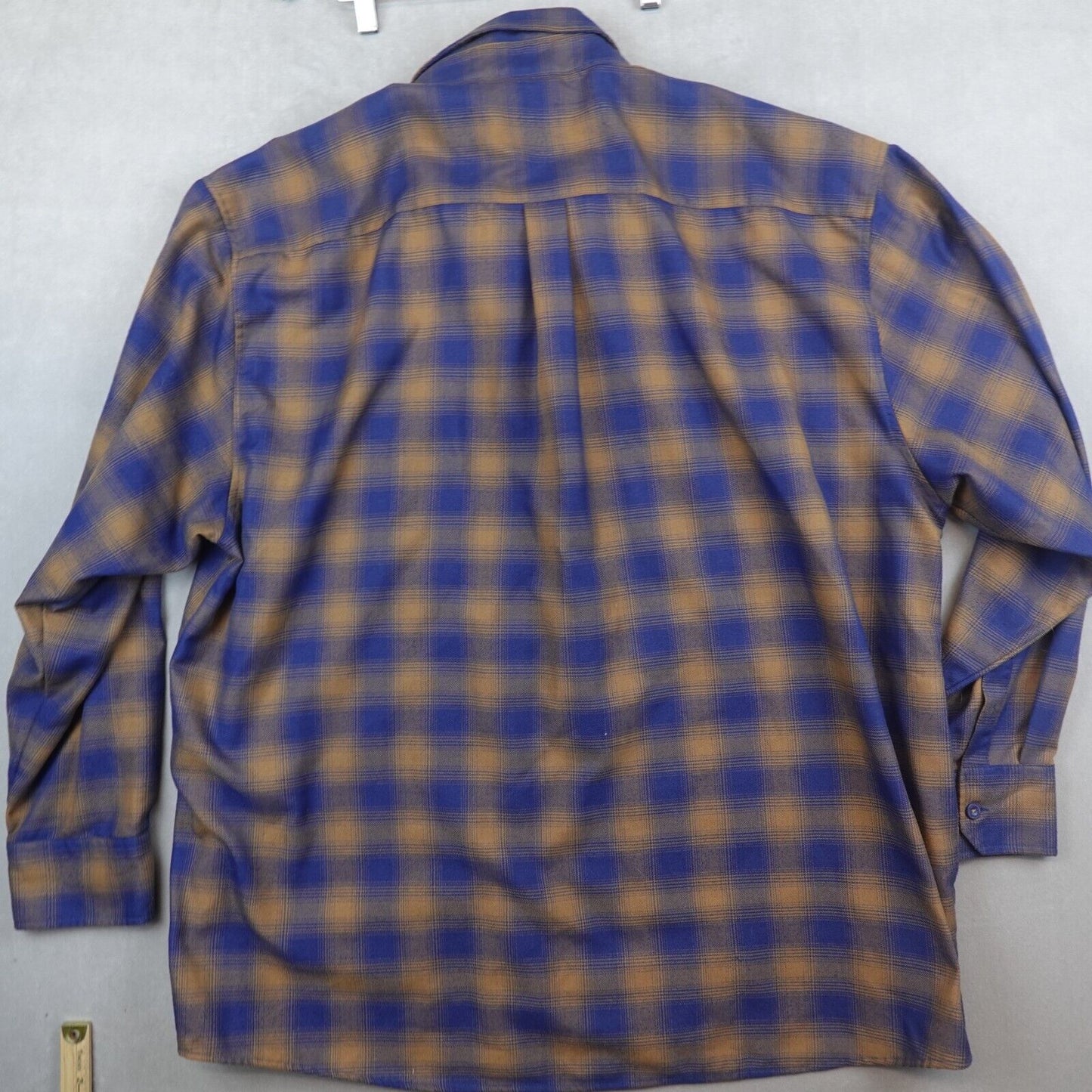 Dixxon Flannel Shirt Men 5XL Pearl Snap Plaid The Eddie Long Sleeves Biker