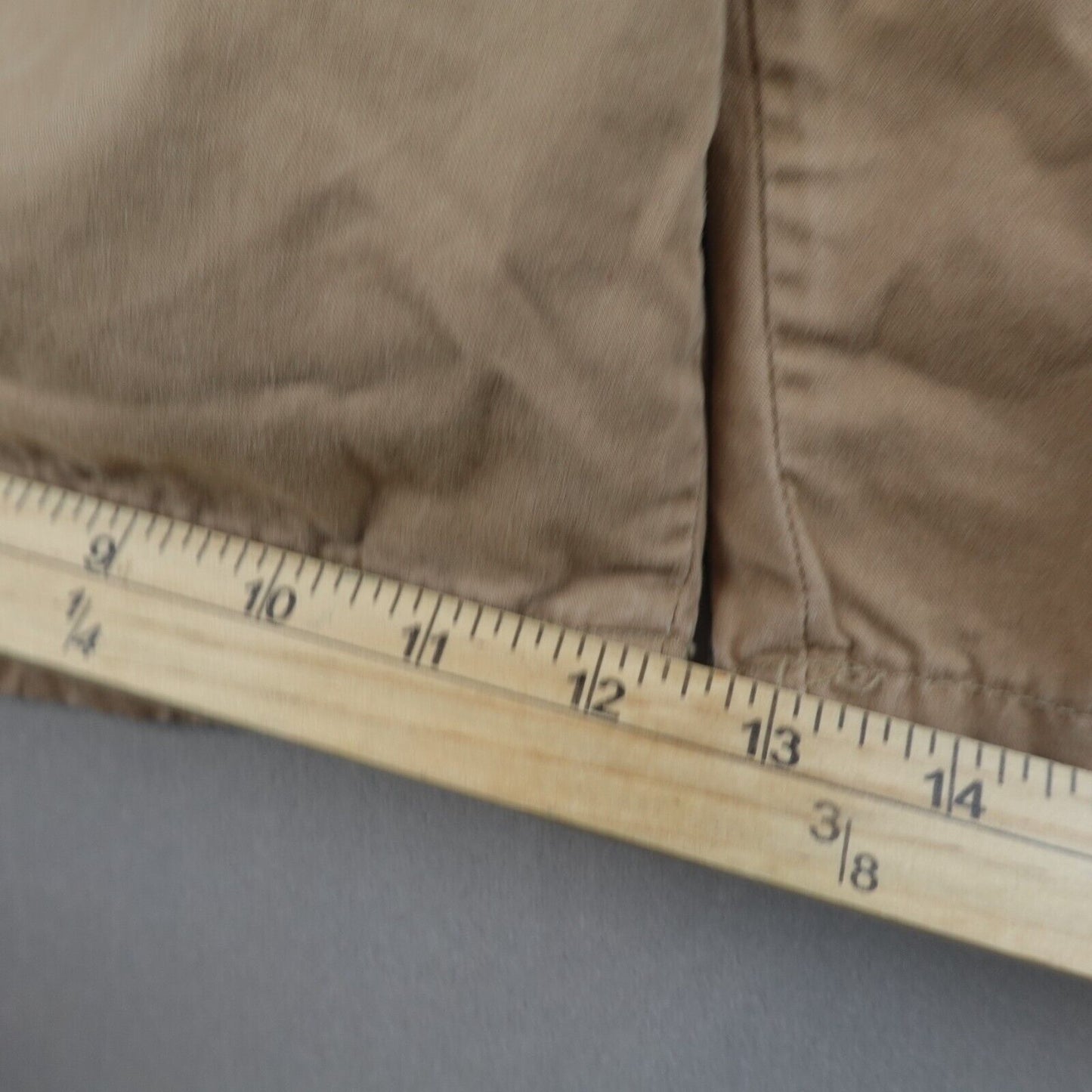 VTG Polo Ralph Lauren Shorts Mens 33 Chino Khaki Pleated Made In USA