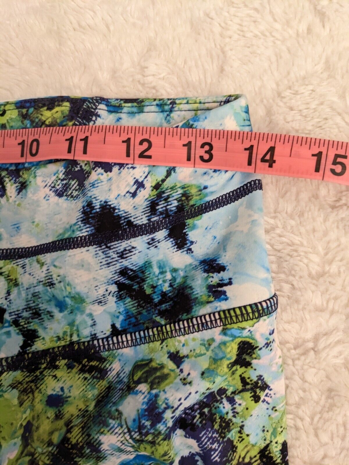 Athleta Hypersonic Sonar Cropped Tight Leggings Womens Small Floral EUC