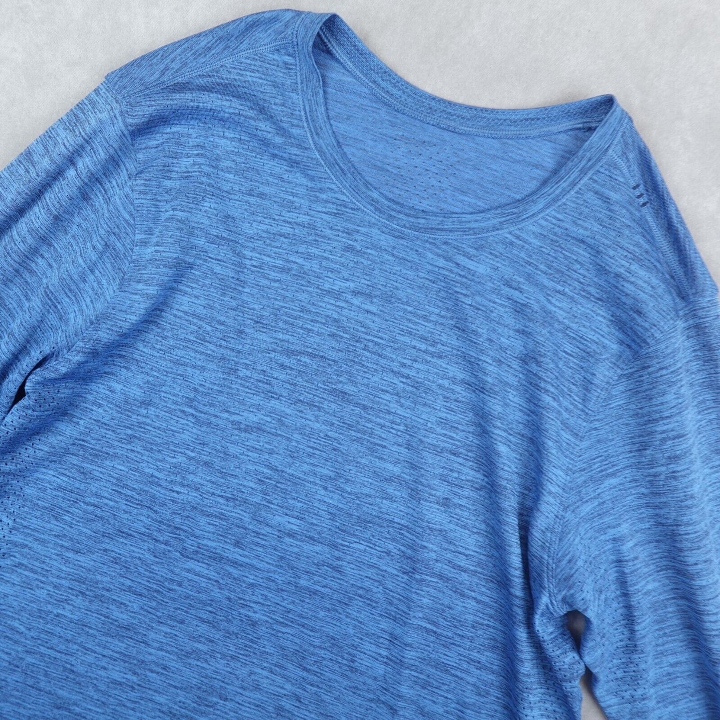 Lululemon Shirt Mens Small Blue Metal Vent Tech Long Sleeve Stretch