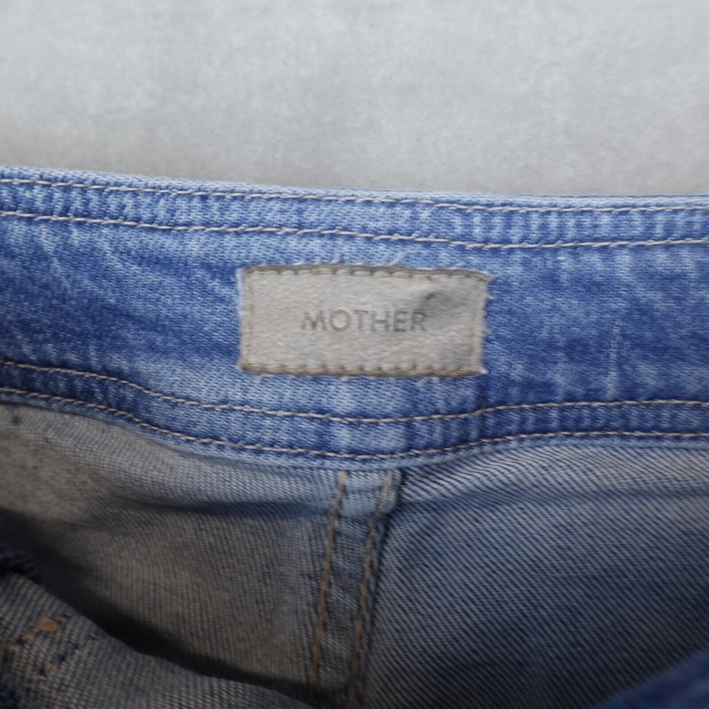 Mother Jeans Double Zip Dazzler Ankle We Are All In This Together Denim Size 28