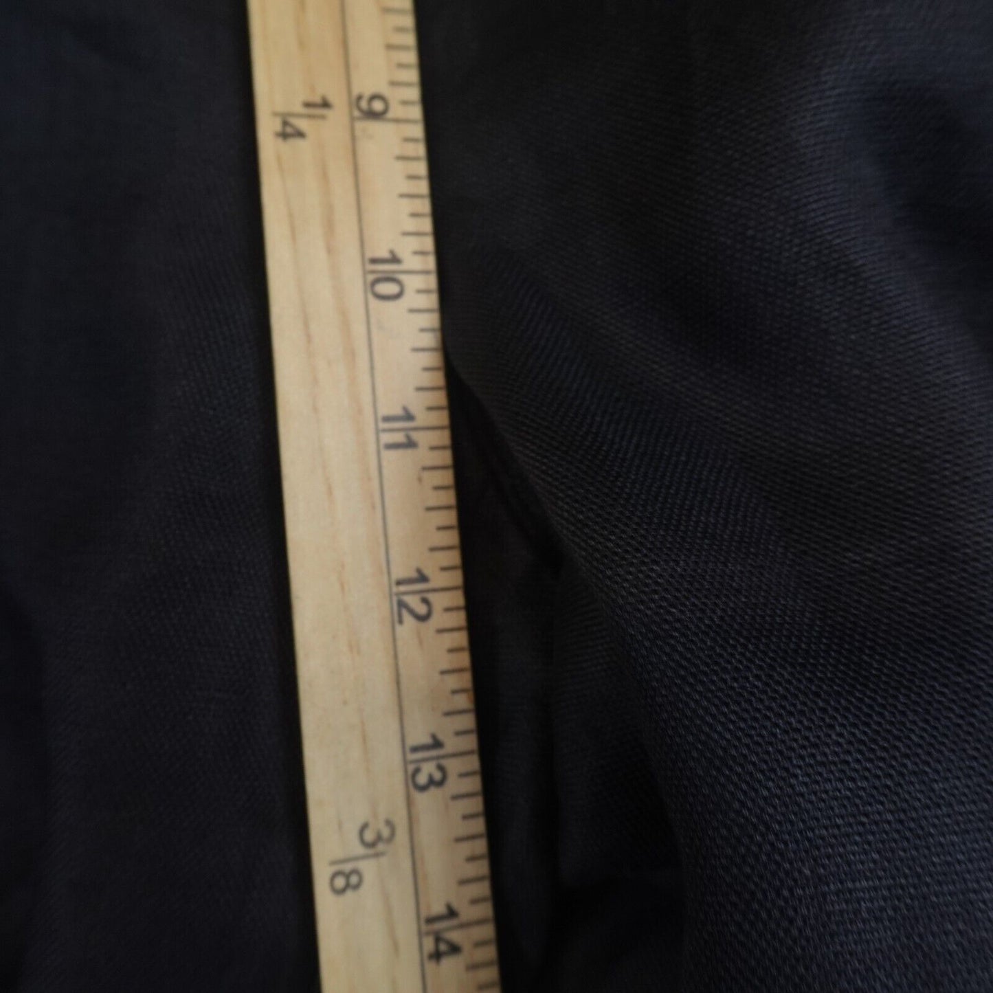 Lauren Ralph Lauren Pants Womens Size 12 Black 100% Linen Wide Leg *READ