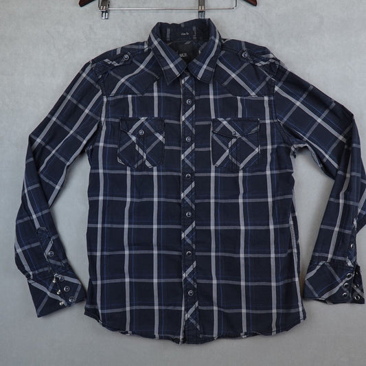 Buckle Casual Button-Down Shirts