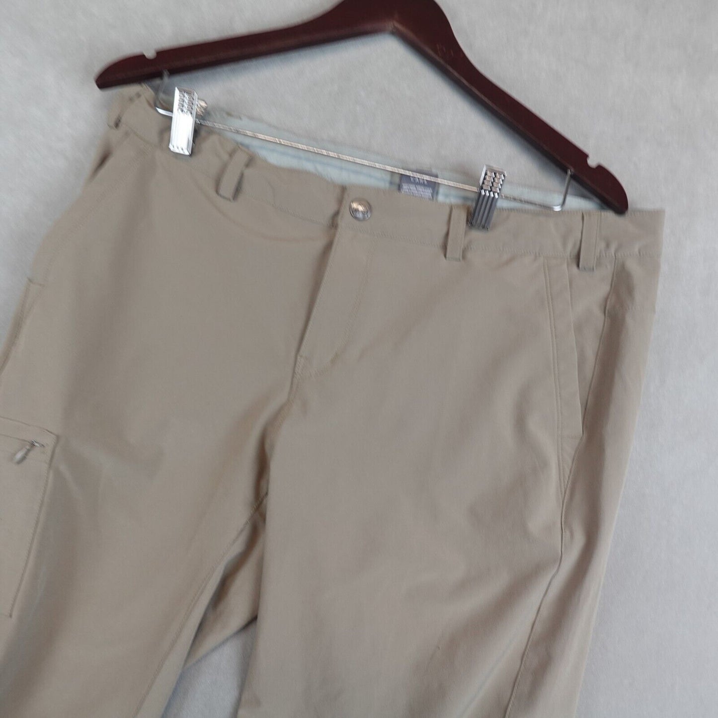 REI Co-op Pants Hiking Trail Womens Size 14 Cargo Beige Outdoors