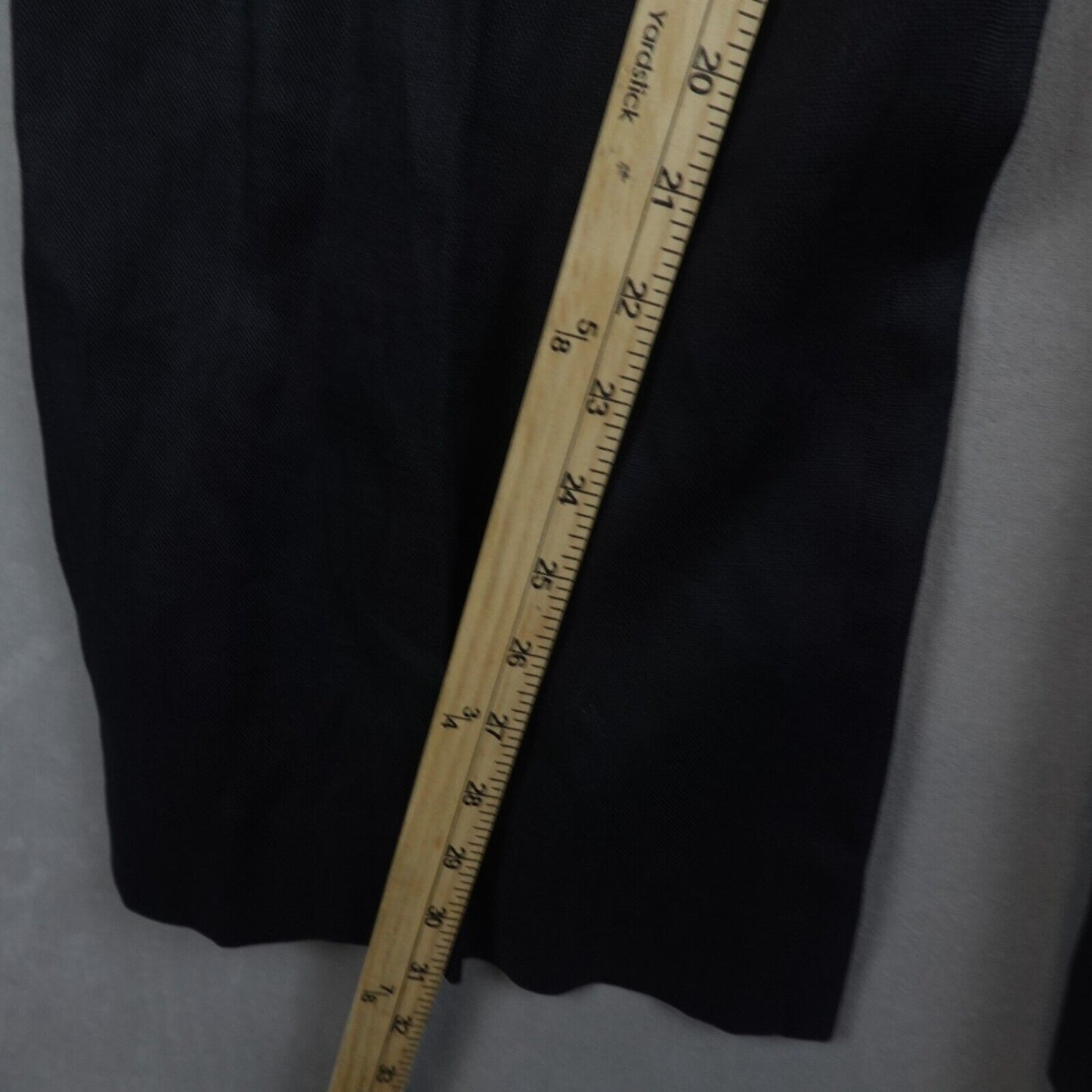 Lauren Ralph Lauren Pants Womens Size 12 Black 100% Linen Wide Leg *READ