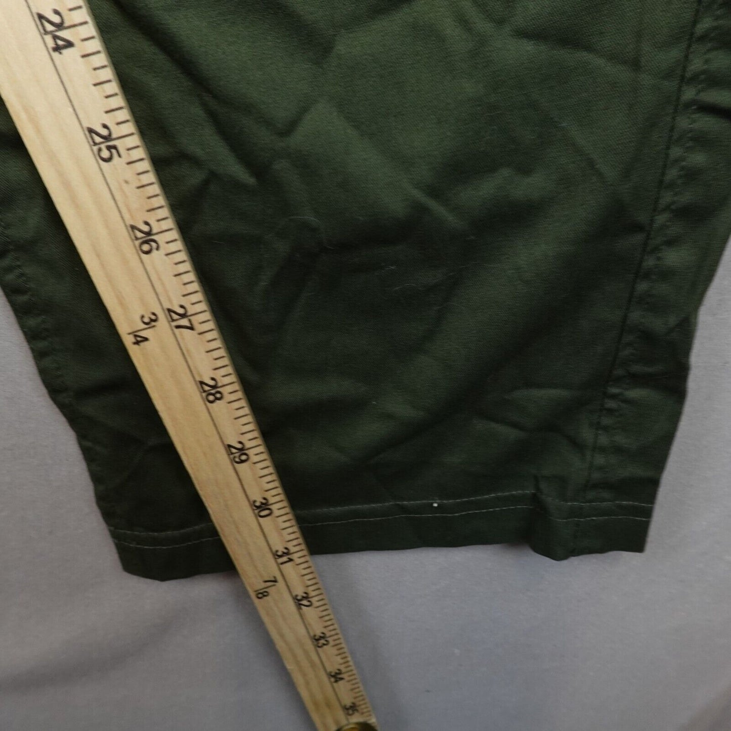 01.ALGO Performance Pants Cargo Mens 37x31 OG Green Stretch Water Repellent