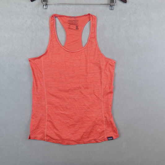 Patagonia Capilene Cool Daily Tank Top Stretch Performance Womens Coral Sz Small